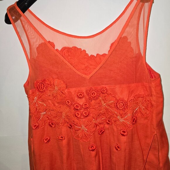 Meadow Rue Embroidered Sleeveless Dress – Size US 4 / UK 8 / EU 36 - Picture 3 of 4